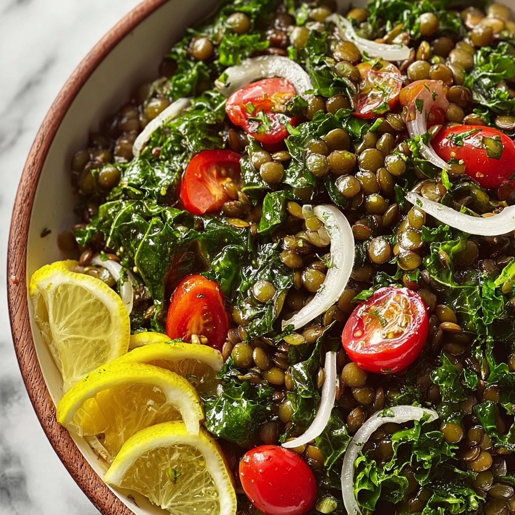 Lemon Pesto Lentil Salad Recipe - Recipe Image
