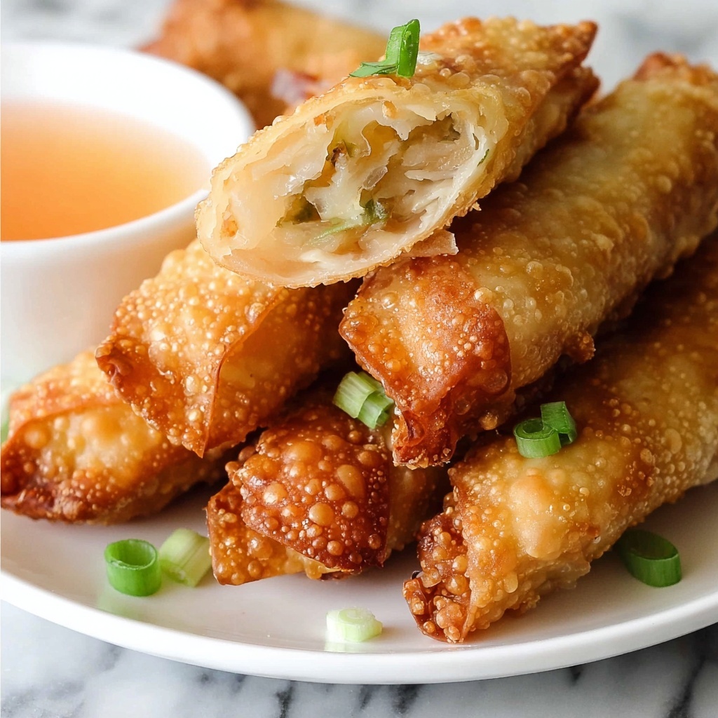 Air Fryer Crab Cake Egg Rolls with Fire Sauce Recipe - Recipe Image