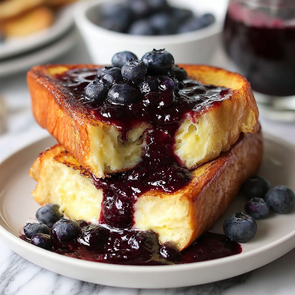 Blueberry Stuffed French Toast Recipe - Recipe Image