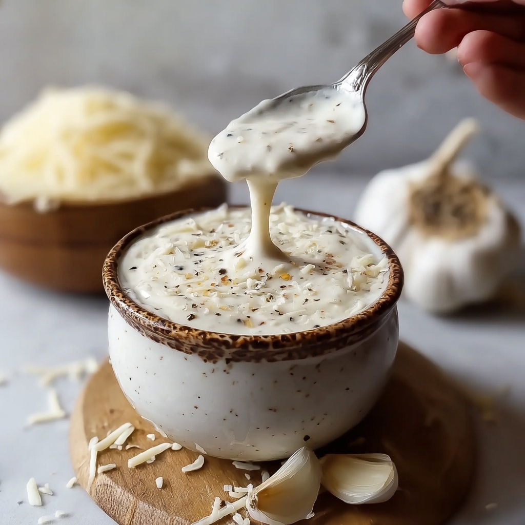 White Garlic Pizza Sauce Recipe - Recipe Image