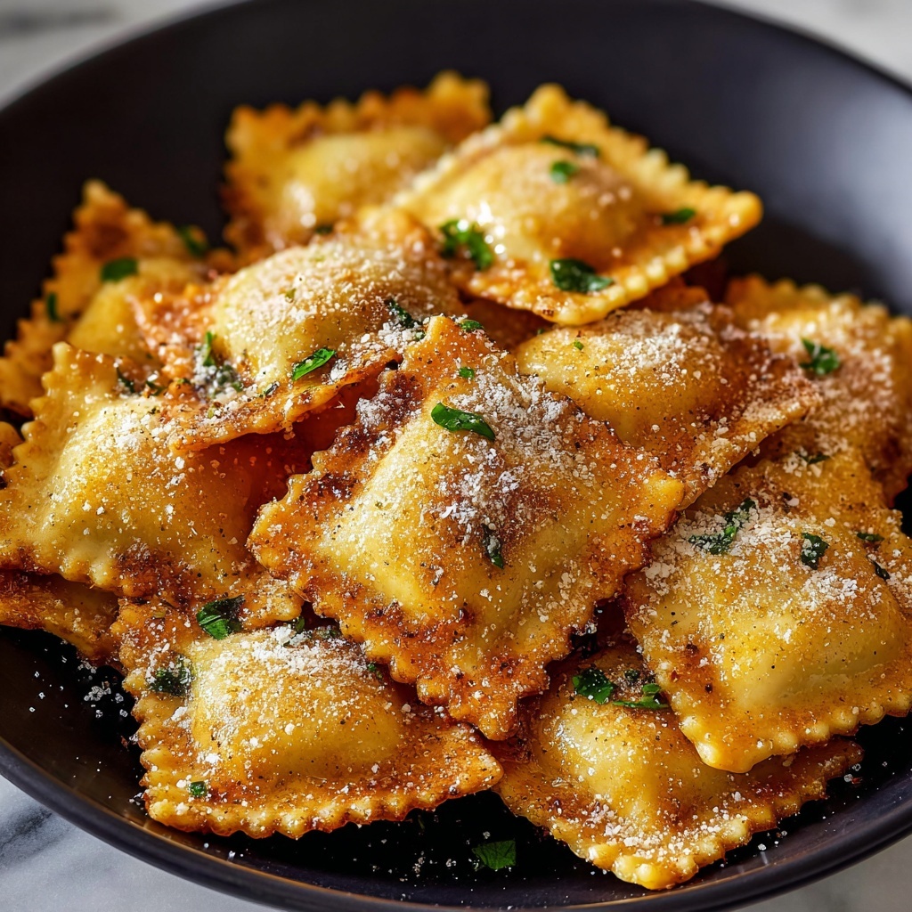 Crispy Air Fryer Million Dollar Ravioli Bites Recipe - Recipe Image