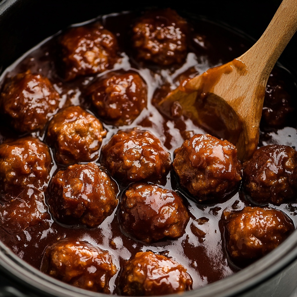 Slow Cooker Salisbury Steak Meatballs Recipe - Recipe Image
