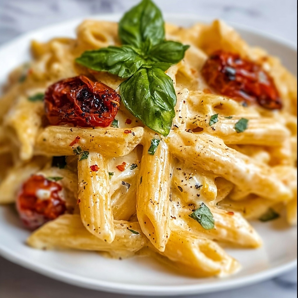Creamy Tomato Ricotta Pasta Recipe - Recipe Image