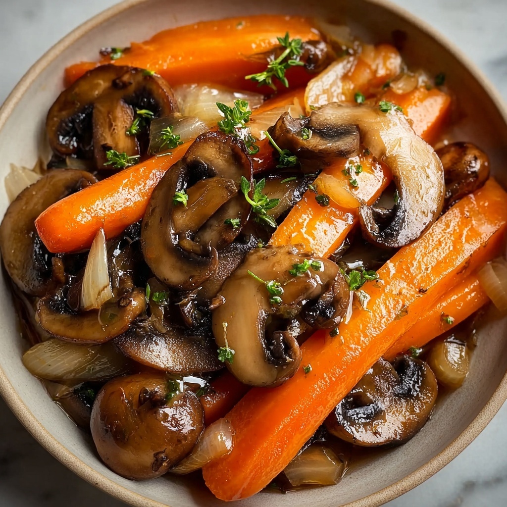Pickled Shiitake Mushrooms and Carrots Recipe - Recipe Image