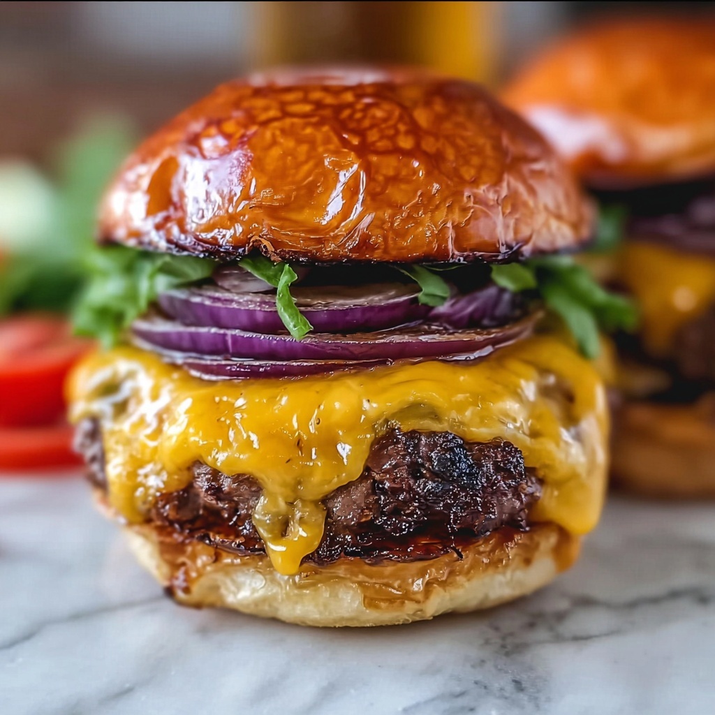 Onion Wrapped Flying Dutchman Burger Recipe - Recipe Image