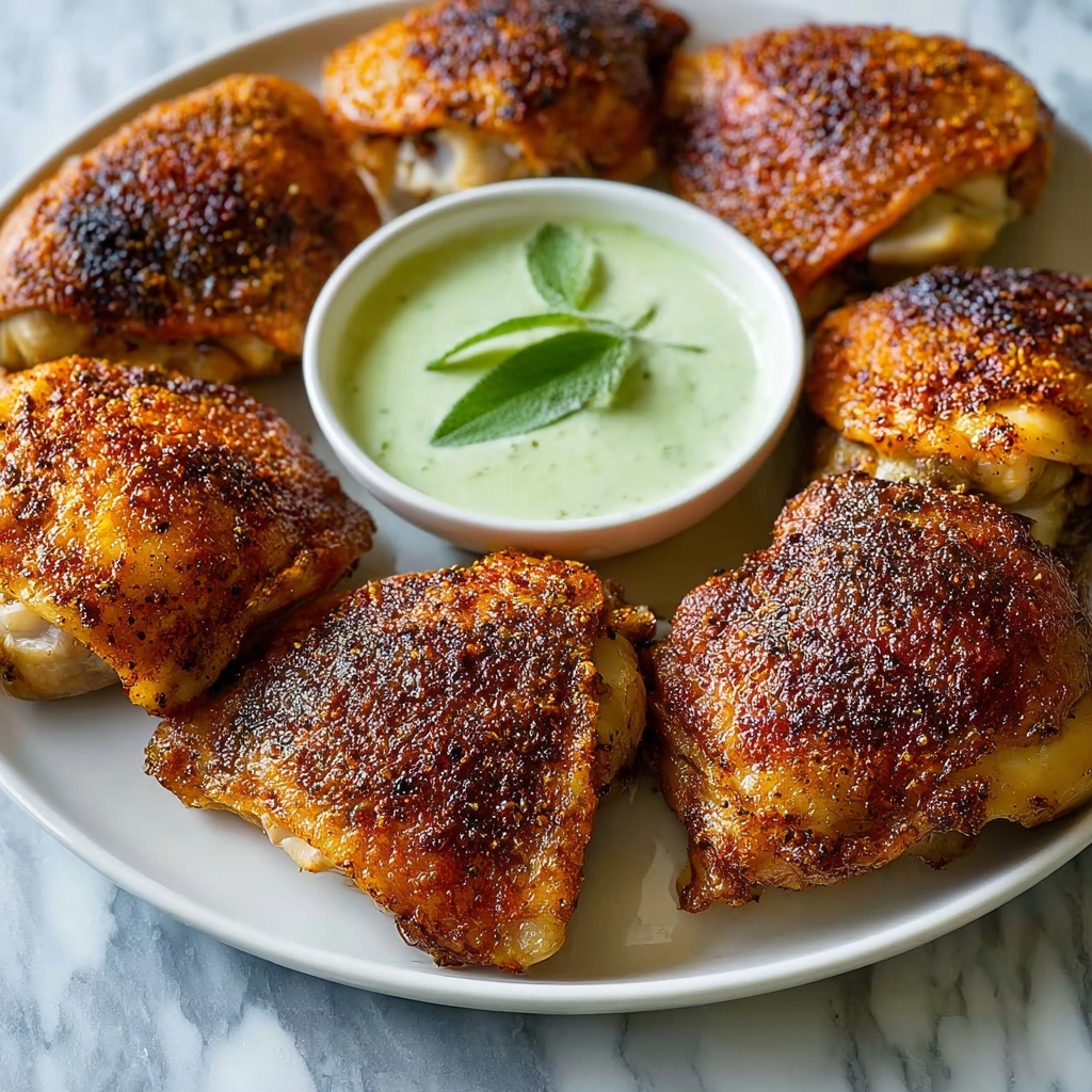 Peruvian-Style Roast Chicken with Green Cilantro Sauce Recipe - Recipe Image