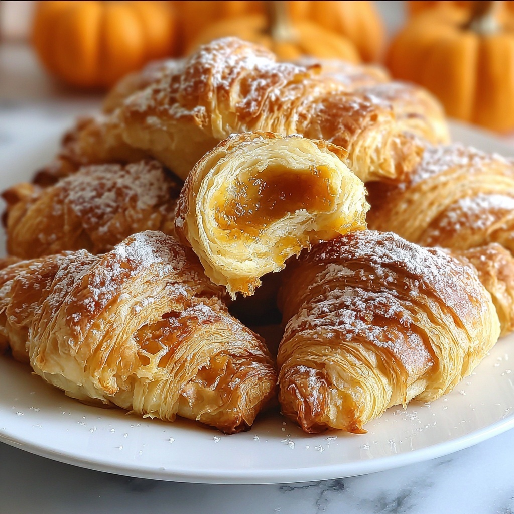 Mini Pumpkin Pie Crescent Rolls Recipe - Recipe Image