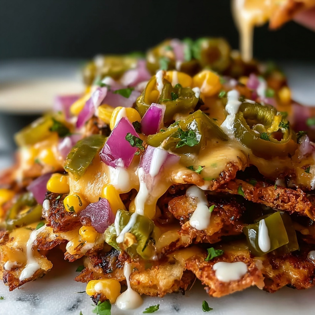 Chicken Al Pastor Loaded Fries Recipe - Recipe Image