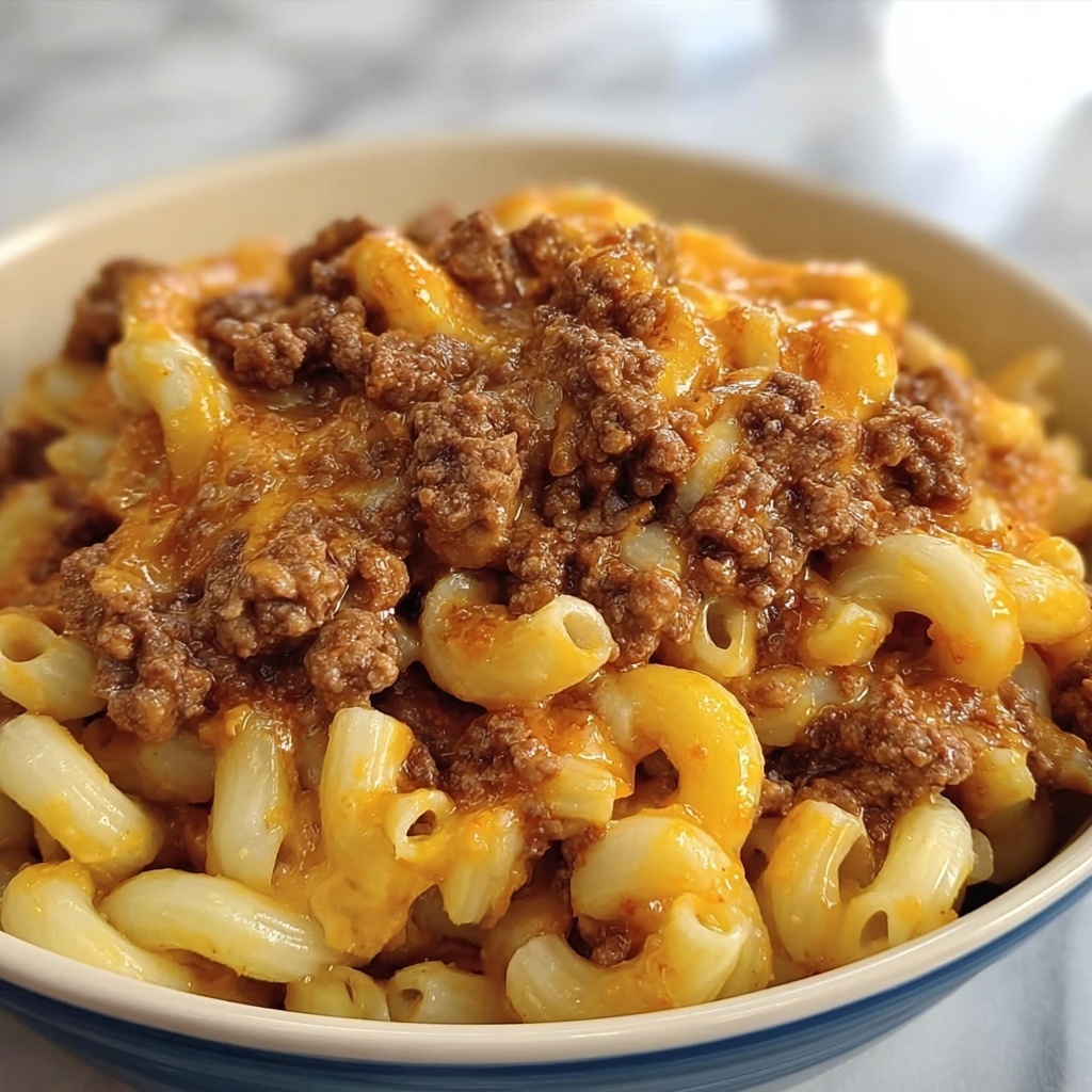 Macaroni and Beef Skillet Recipe - Recipe Image