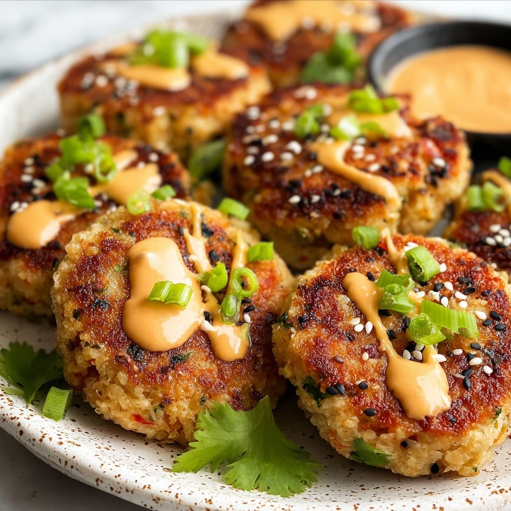 Asian-Style Tuna Cakes with Spicy Mayo Recipe - Recipe Image