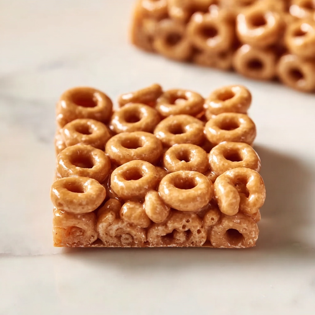Peanut Butter Cheerio Bars Recipe - Recipe Image
