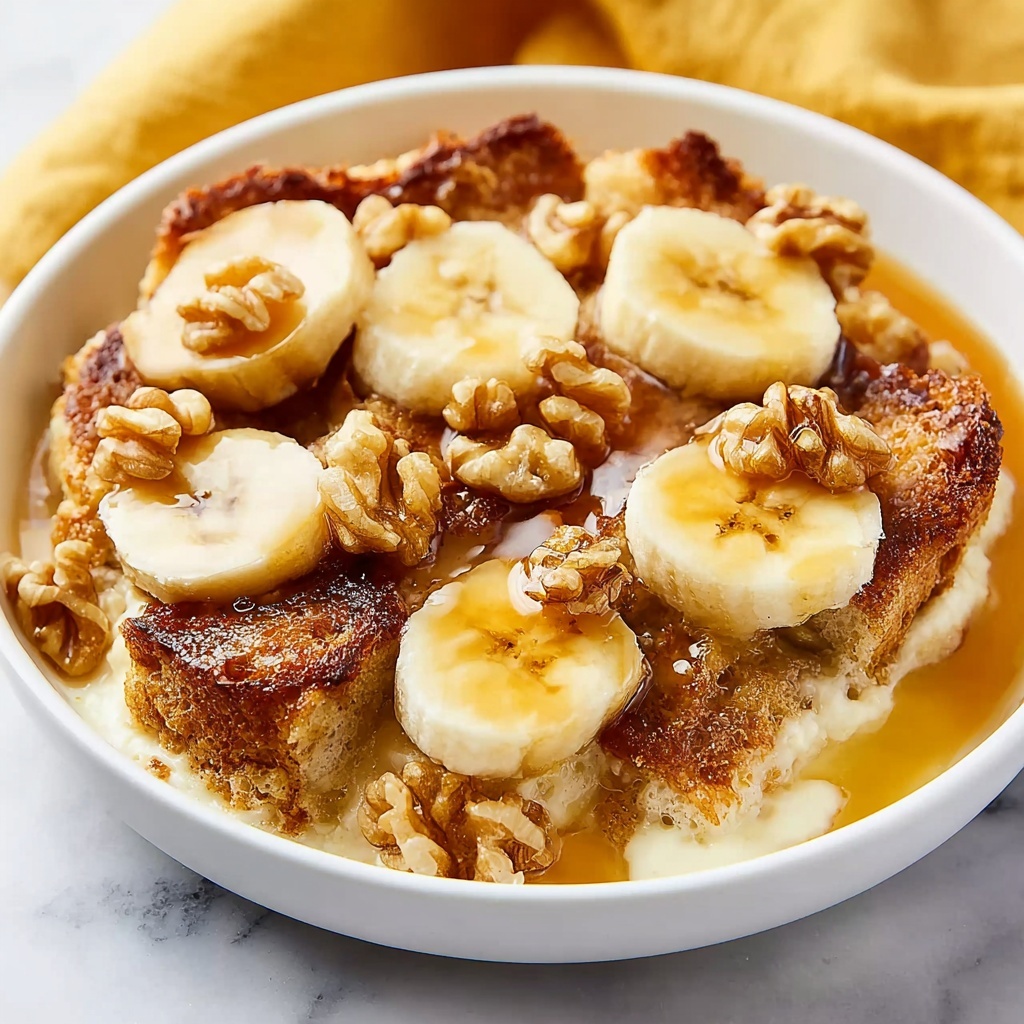 Greek Yogurt Banana Maple Bread Pudding Recipe - Recipe Image