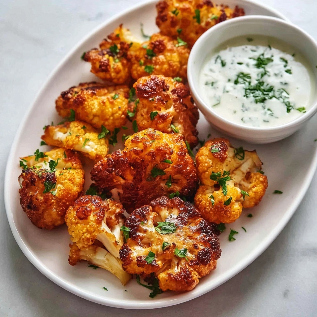 Air Fryer Cauliflower Wings Recipe - Recipe Image