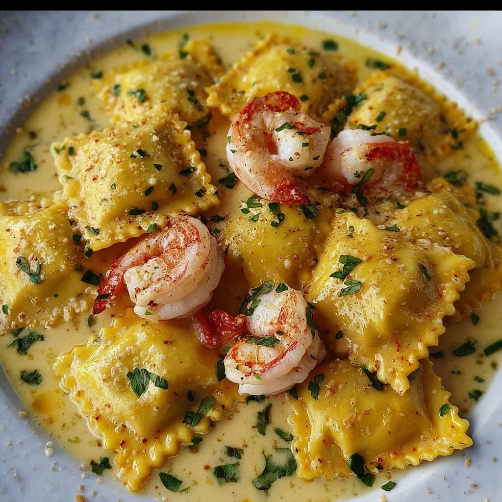 Lobster Ravioli in a Zesty Lemon Butter Sauce Recipe - Recipe Image
