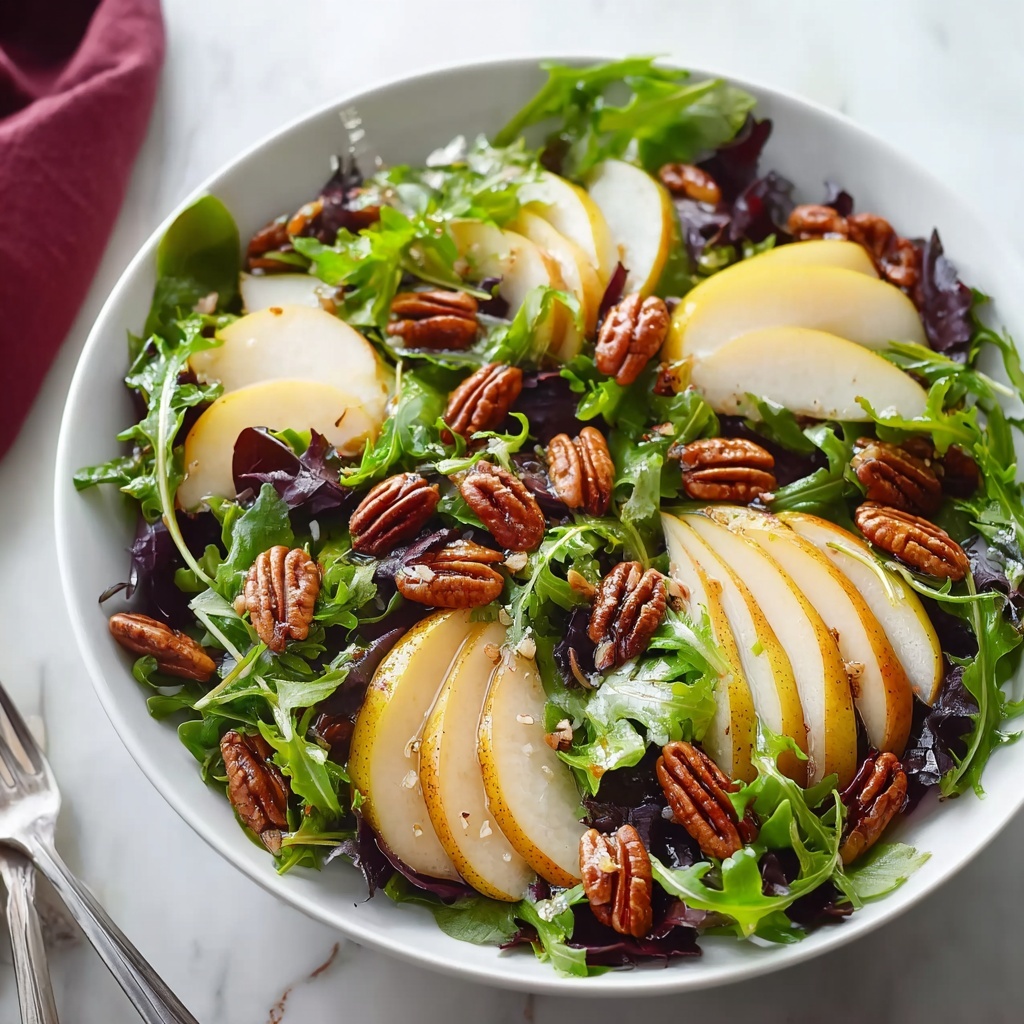 Winter Salad with Pears and Pecans Recipe - Recipe Image