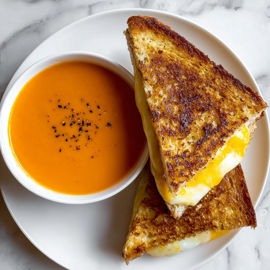 Grilled Cheese and Tomato Soup Recipe - Recipe Image