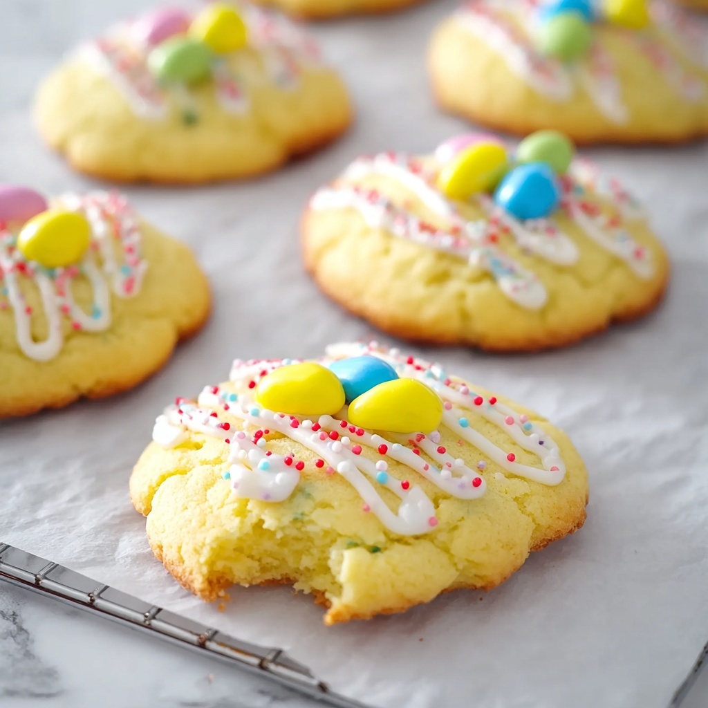 Pastel Candy-Centered Butter Cookies Recipe - Recipe Image