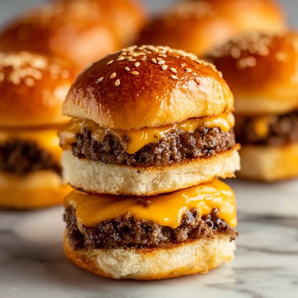 Cheeseburger Sliders Recipe - Recipe Image