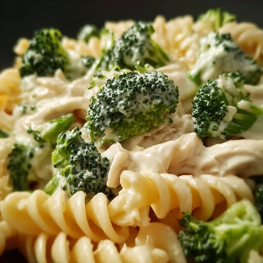 Healthy Chicken Alfredo with Broccoli Recipe - Recipe Image