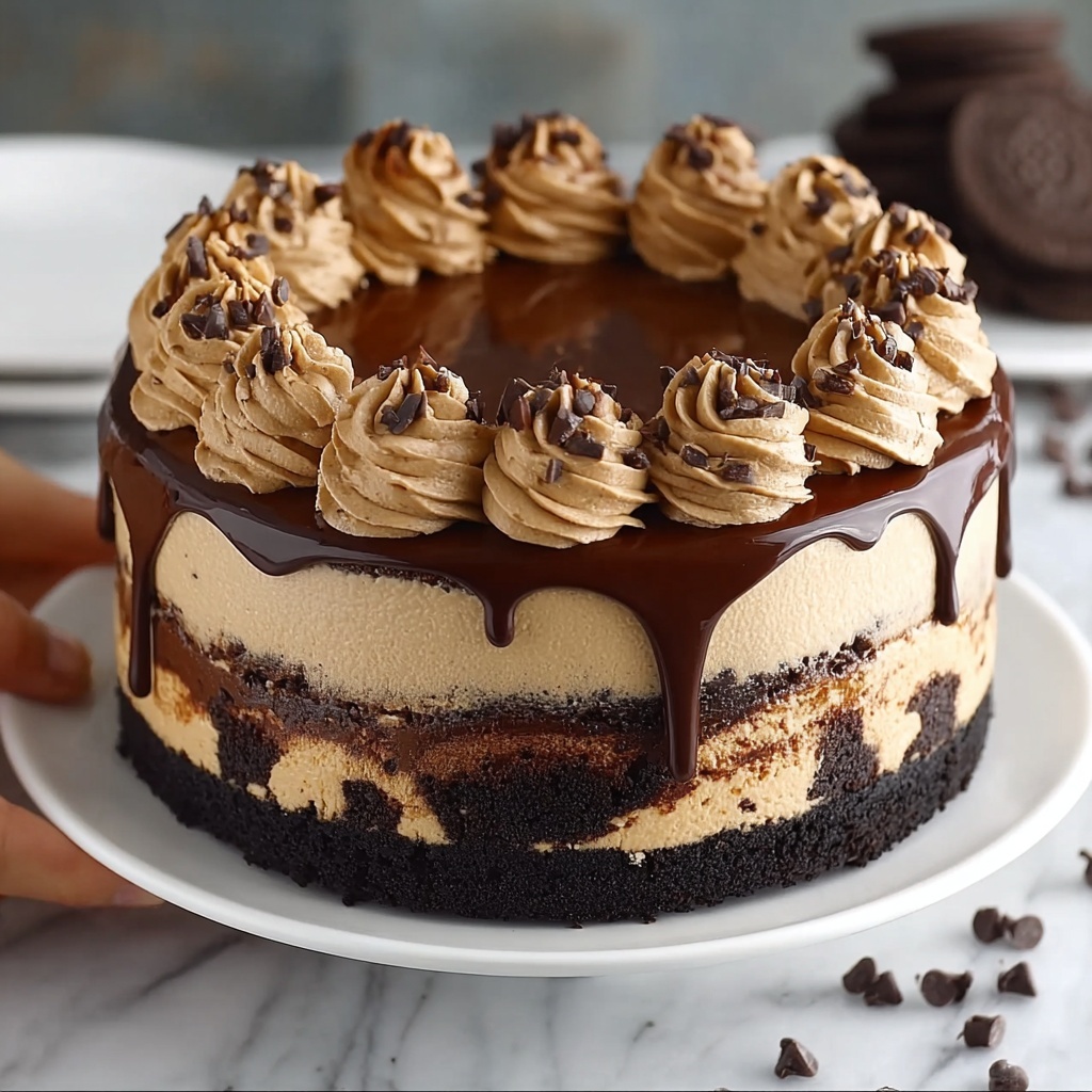Chocolate Peanut Butter Cheesecake Delight Recipe - Recipe Image