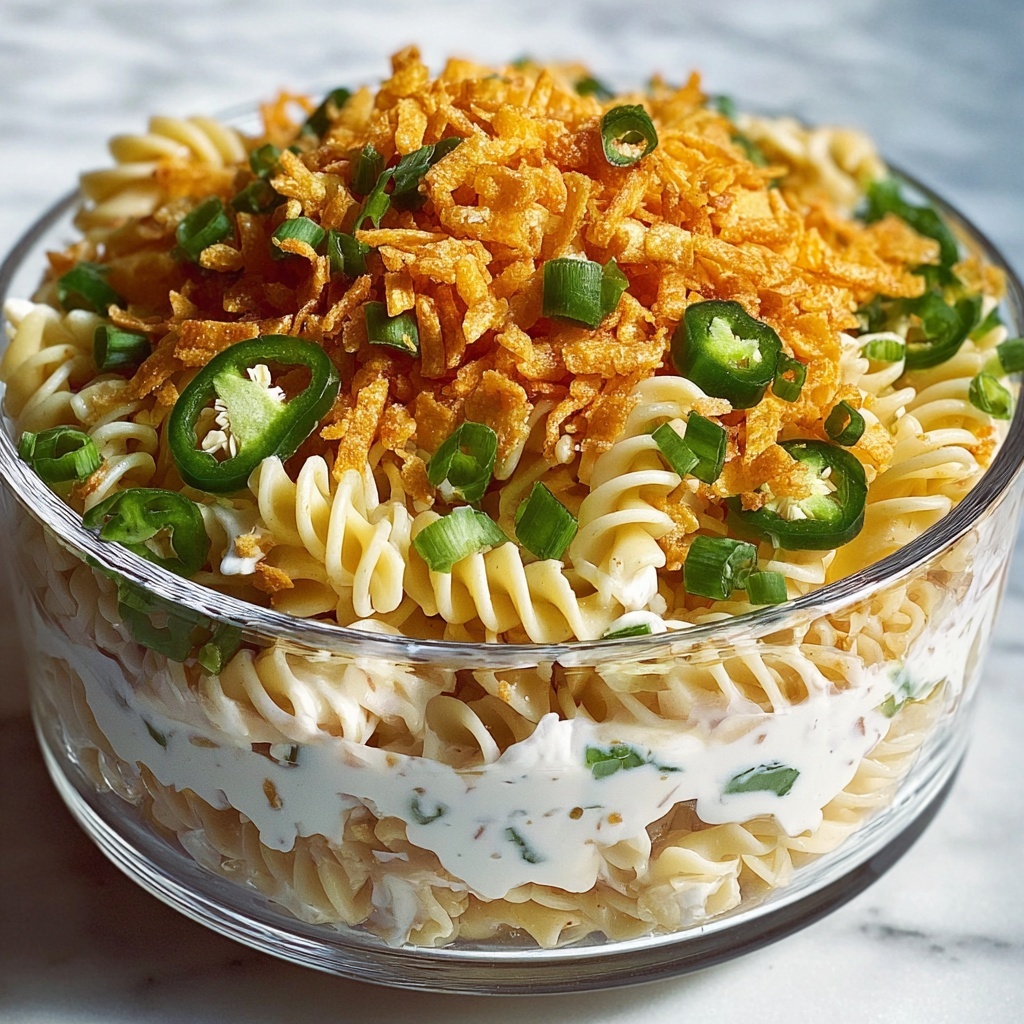 Cheesy Jalapeño Popper Pasta Salad Recipe - Recipe Image