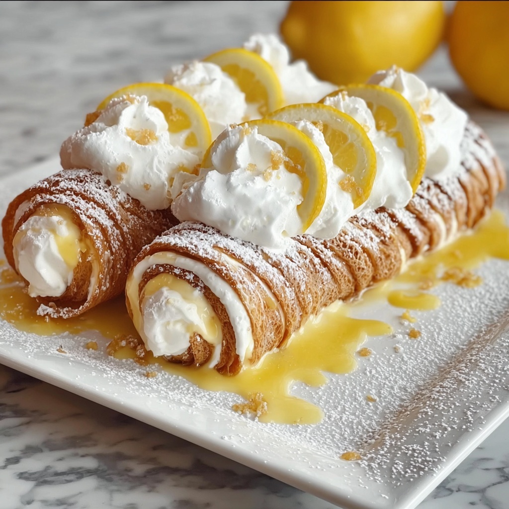 Lemon Meringue Pie Cannolis Recipe - Recipe Image