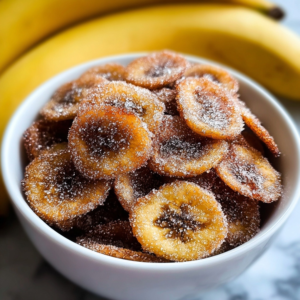 Cinnamon Sugar Banana Chips: A Delicious and Healthy Snack Recipe - Recipe Image