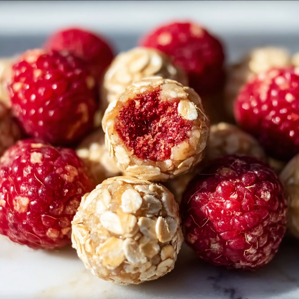 Raspberry Almond Energy Bites Recipe - Recipe Image