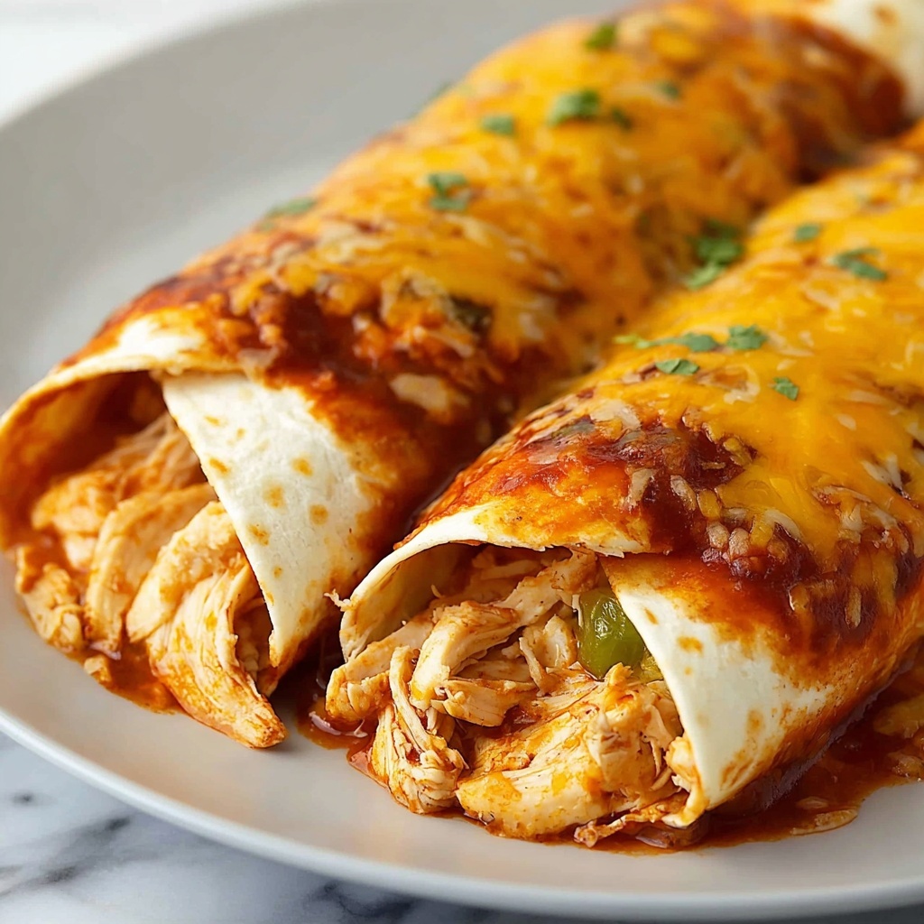 Easy Chicken Enchiladas Recipe - Recipe Image
