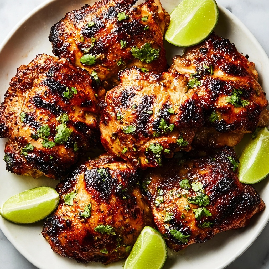 Crispy Cilantro Lime Chicken Thighs Recipe - Recipe Image