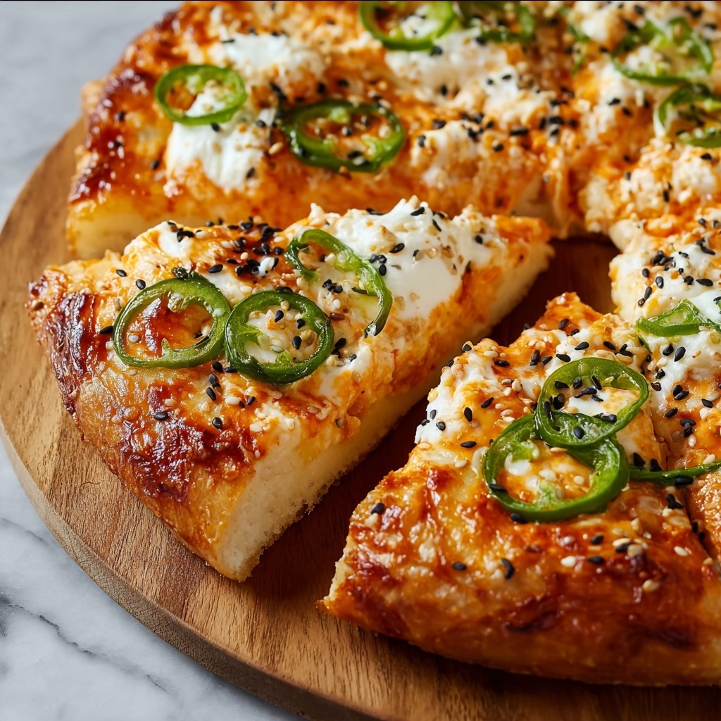 Sushi Pizza with Crispy Rice Crust and Fresh Toppings Recipe - Recipe Image