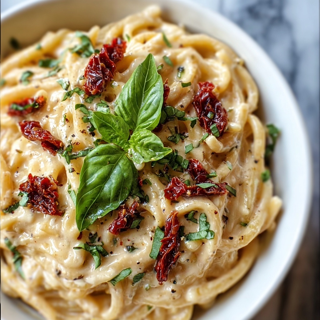 Creamy Sun-Dried Tomato Pasta Recipe - Recipe Image