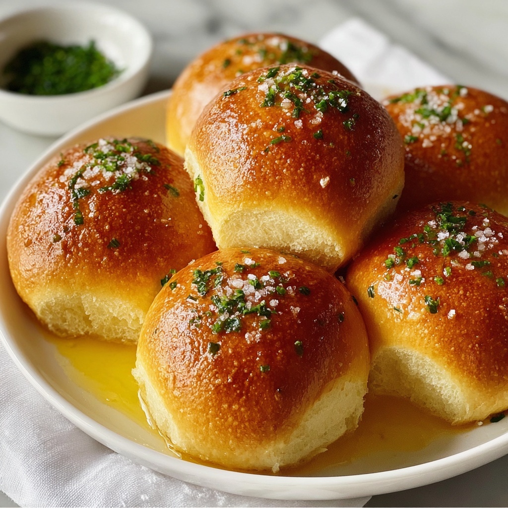 Garlic Butter Bread Rolls Recipe - Recipe Image