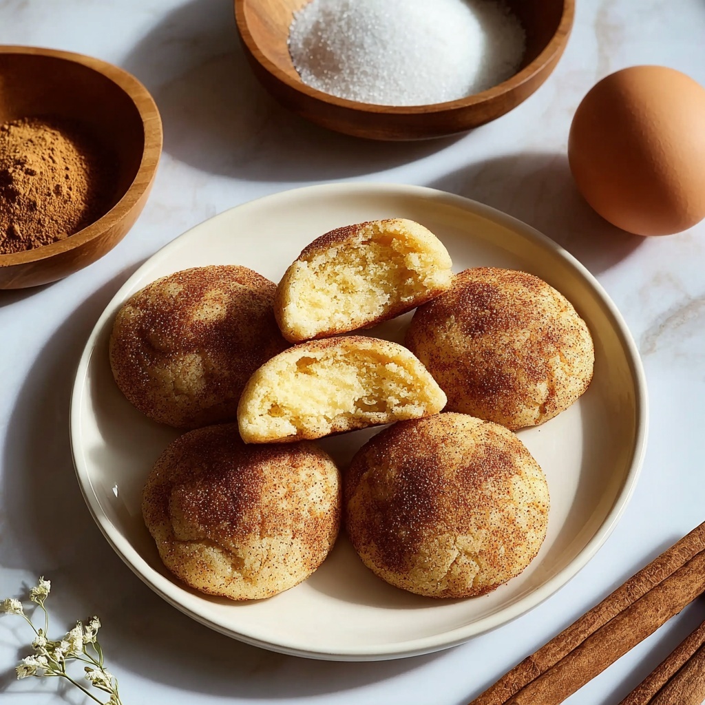 Soft Chewy Cinnamon Snickerdoodles Recipe - Recipe Image