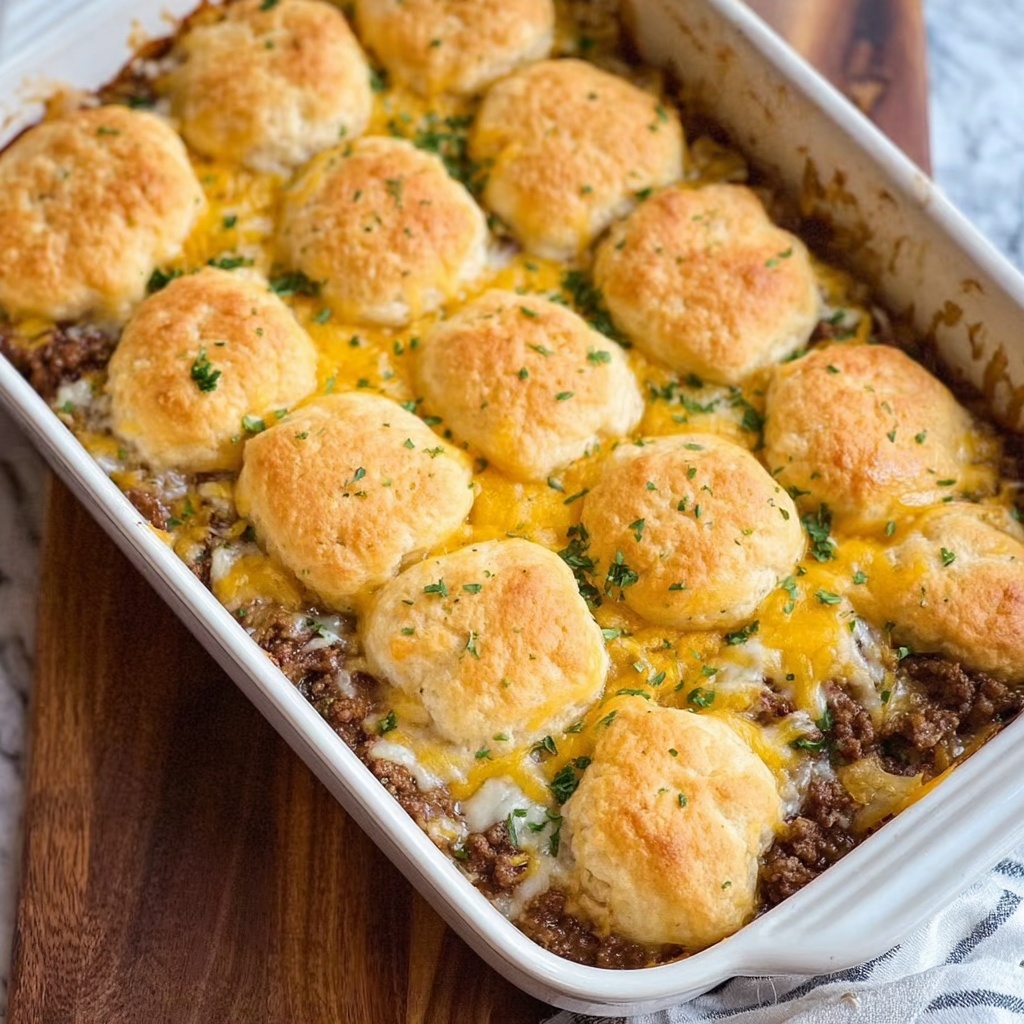 Biscuits & Sausage Gravy Bubble Up Recipe - Recipe Image