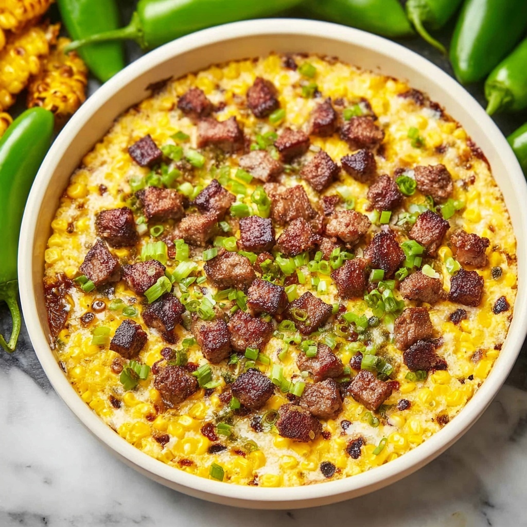Smoked Sausage Jalapeño Corn Dip Recipe - Recipe Image