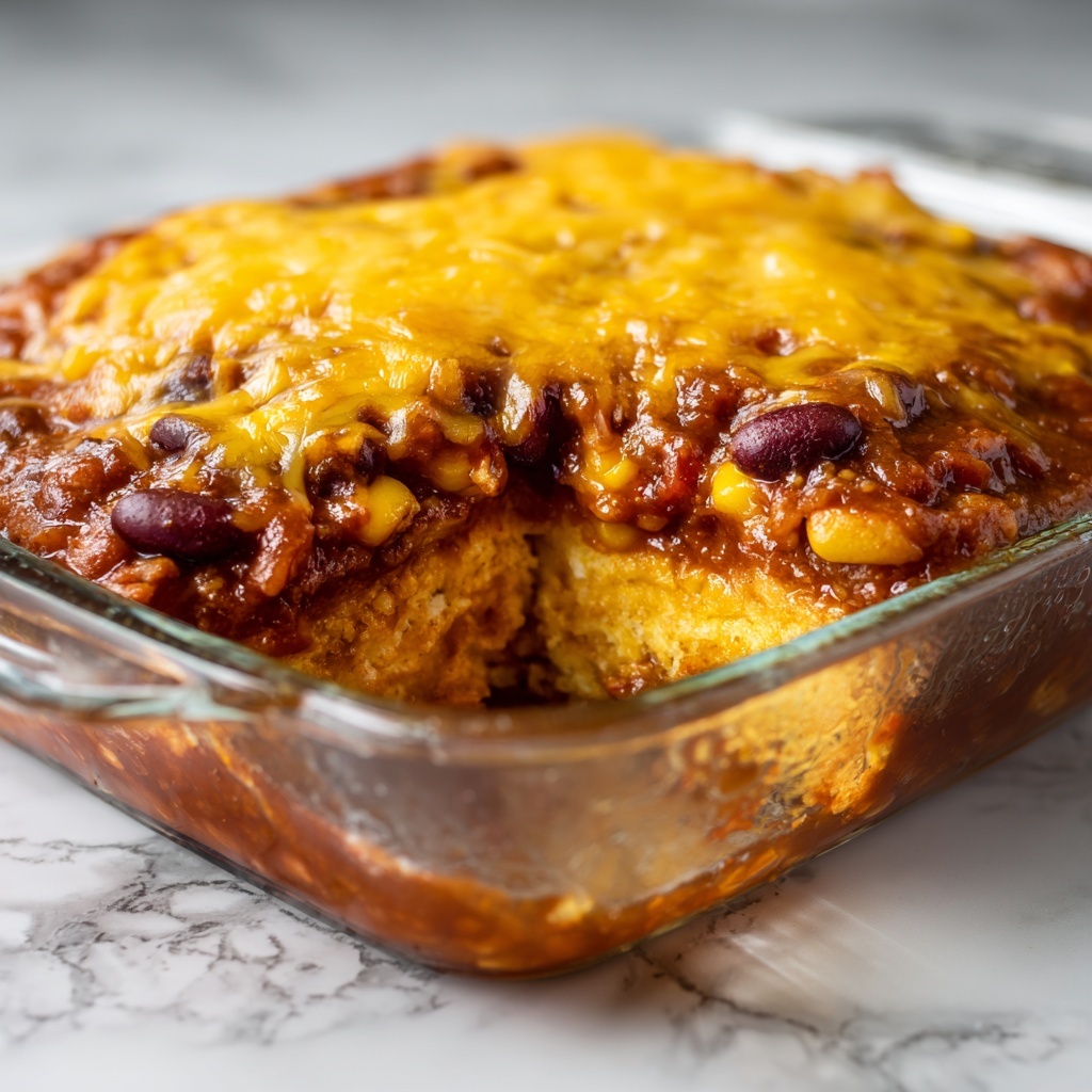 Chili & Cornbread Casserole Recipe - Recipe Image