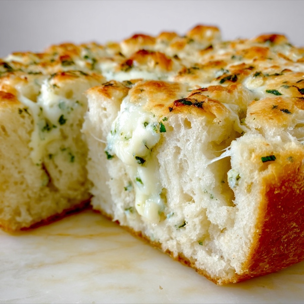 Gorgonzola Garlic Bread Recipe - Recipe Image