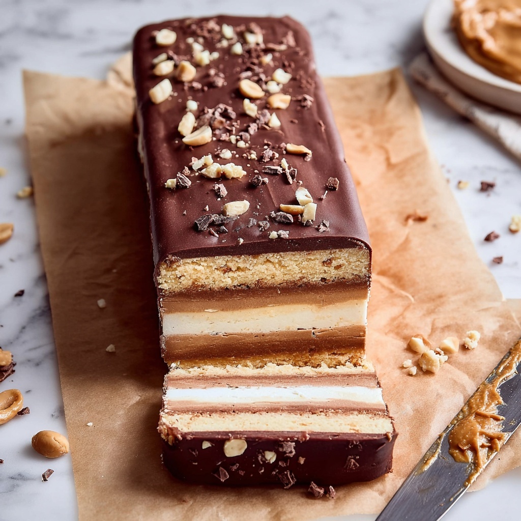 Giant Vegan Snickers Bar Recipe - Recipe Image