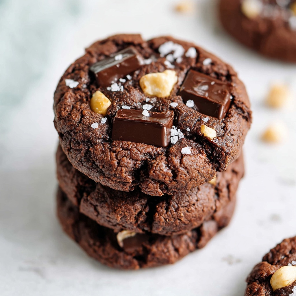 Vegan Chocolate Hazelnut Cookies Recipe - Recipe Image