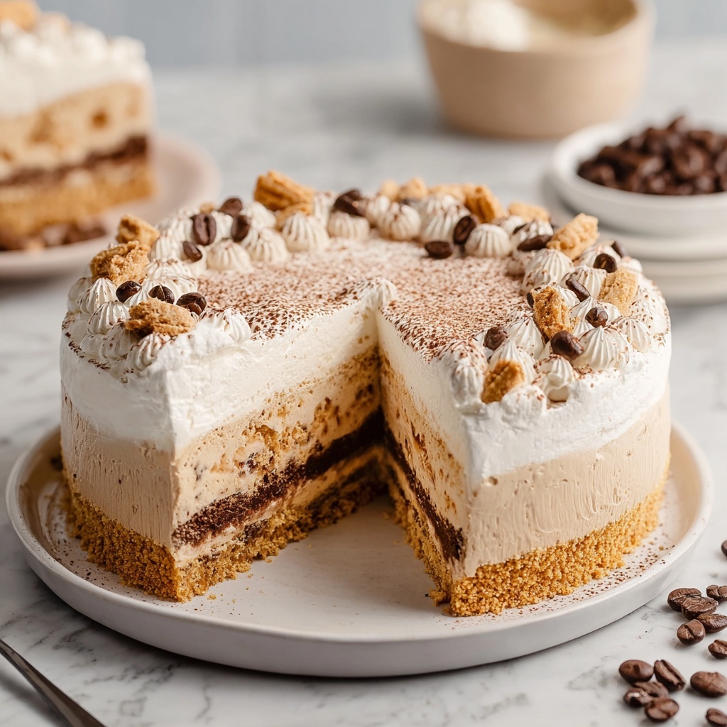 Vegan Tiramisu Cheesecake Recipe - Recipe Image