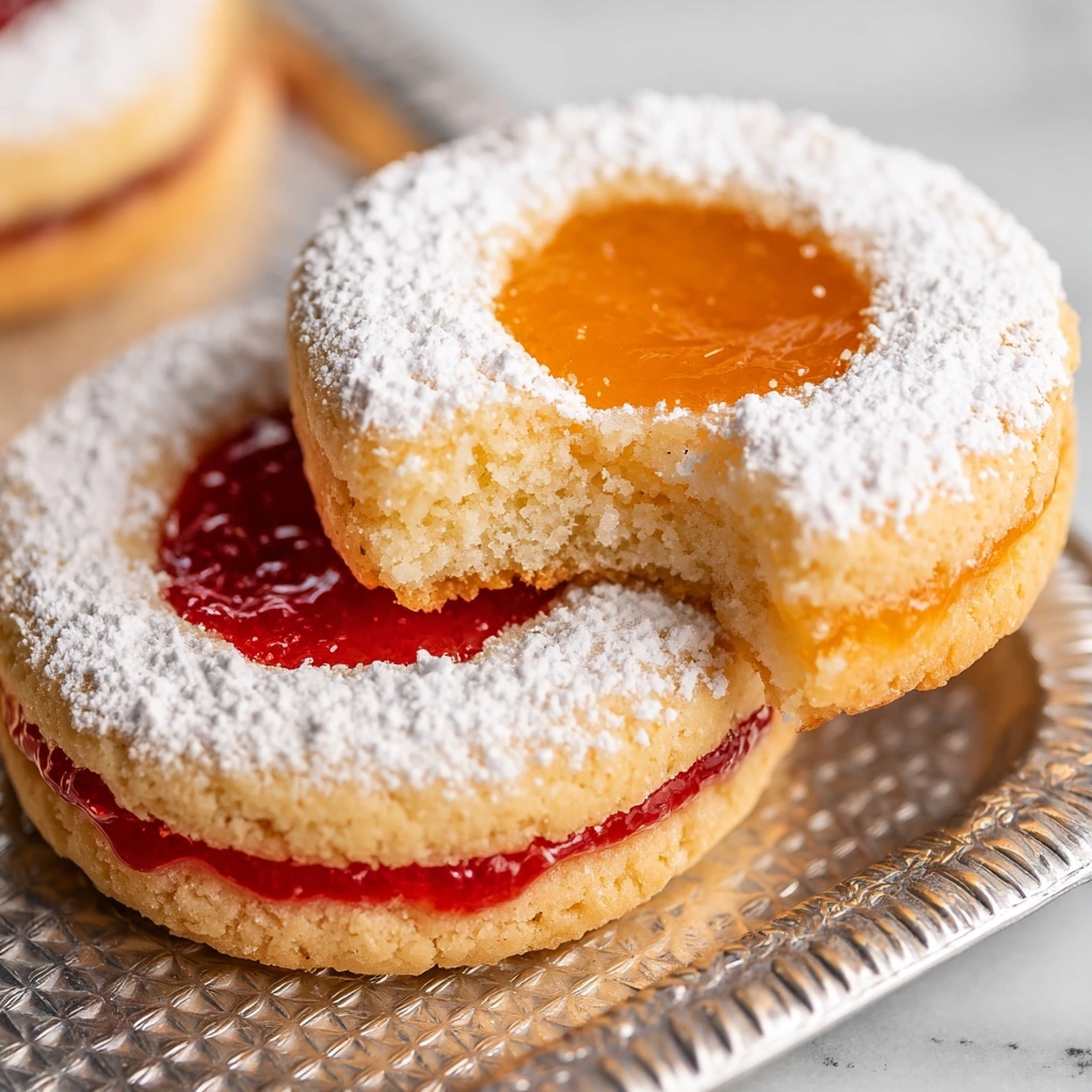 Vegan Linzer Cookies (Linzer Plätzchen) Recipe - Recipe Image