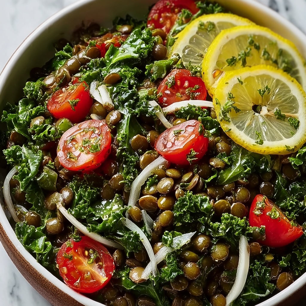 Lemon Pesto Lentil Salad Recipe - Recipe Image