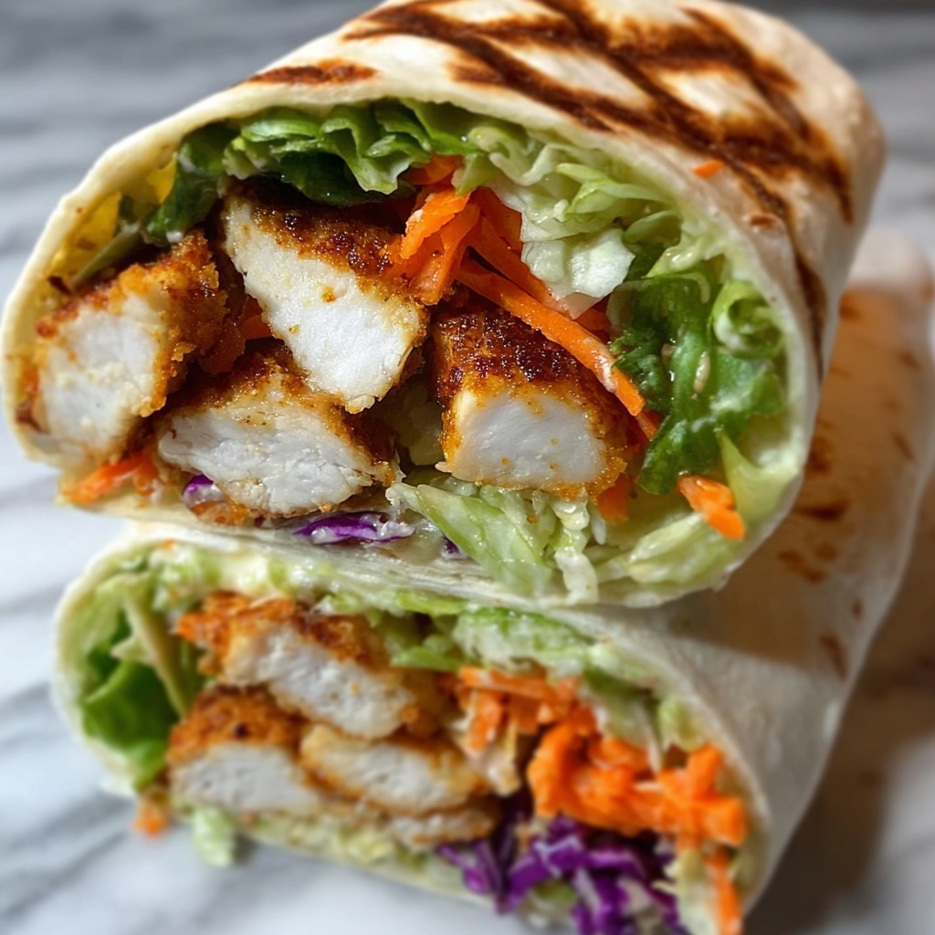 Asian Chicken Salad Wraps Recipe - Recipe Image