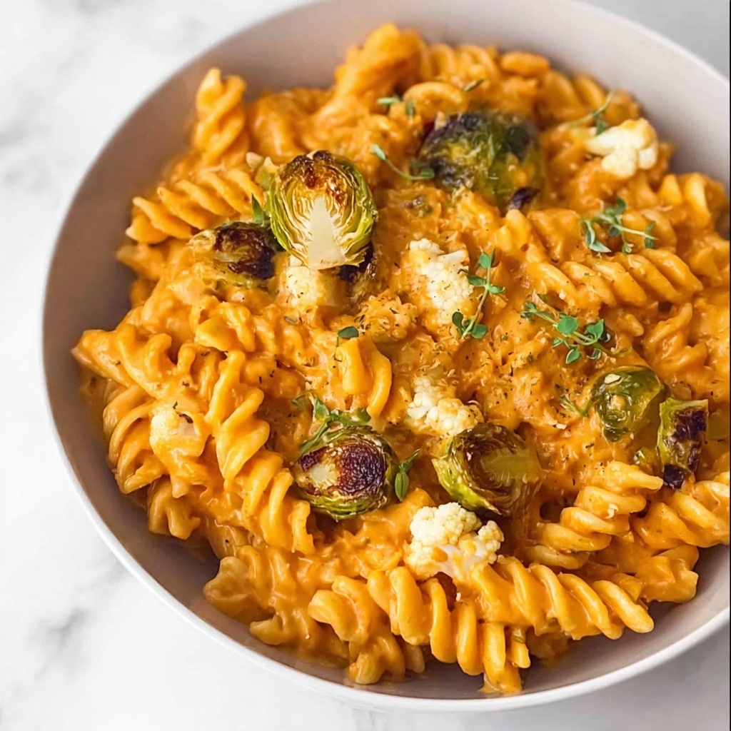 Pumpkin Mac and Cheese with Roasted Veggies Recipe - Recipe Image