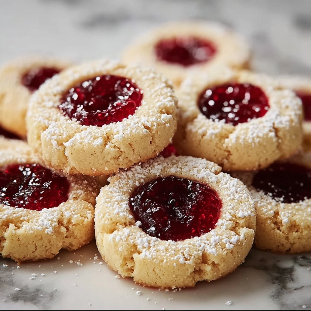 Christmas Cherry Shortbread Cookies Recipe - Recipe Image