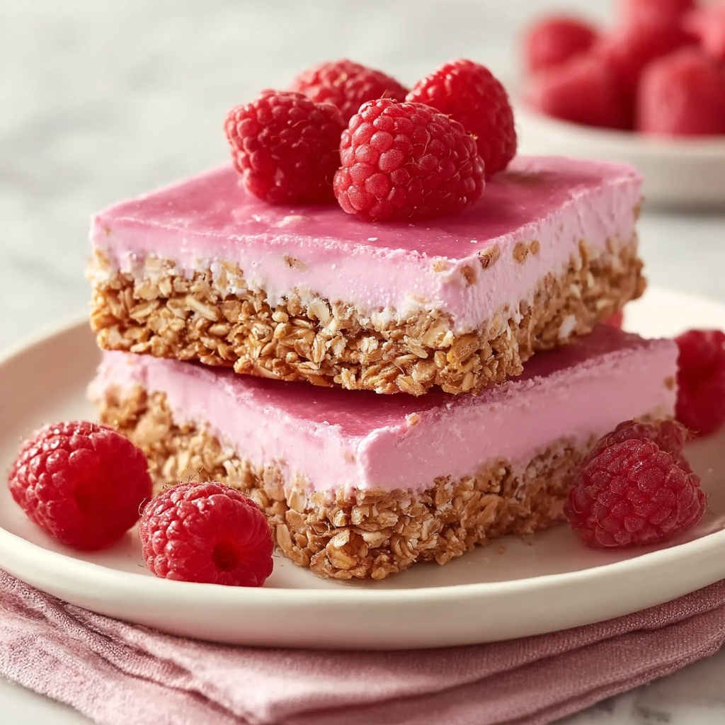 Raspberry Pretzel Dessert Bars Recipe - Recipe Image