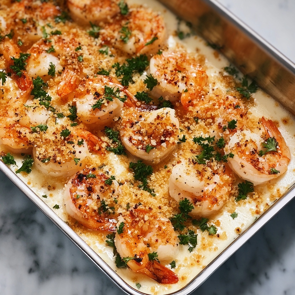 Baked Garlic Parmesan Shrimp Recipe - Recipe Image