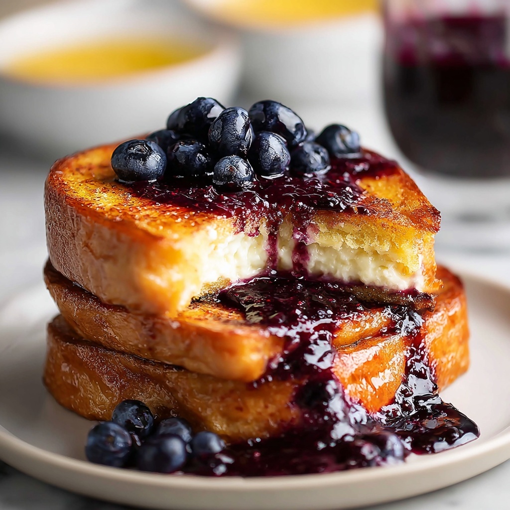 Blueberry Stuffed French Toast Recipe - Recipe Image