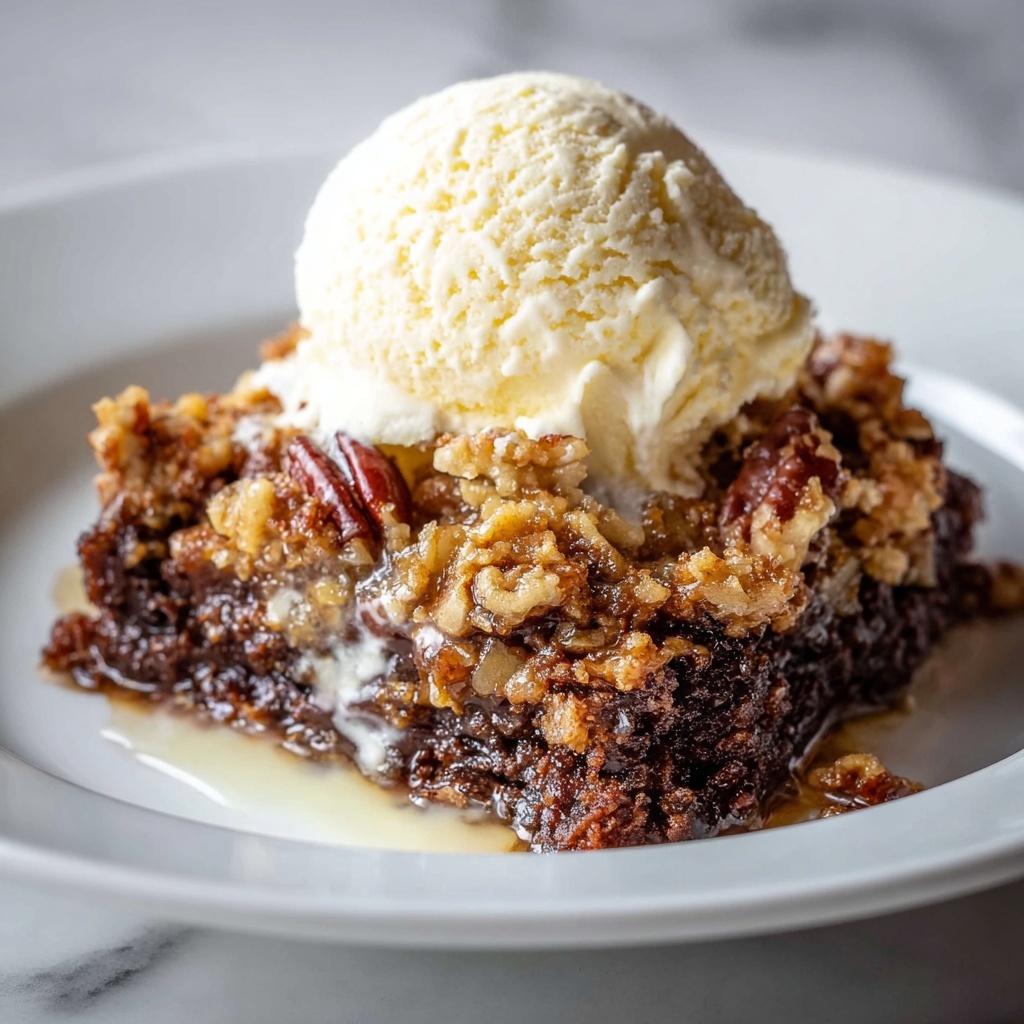 Chocolate Pecan Cobbler Recipe - Recipe Image